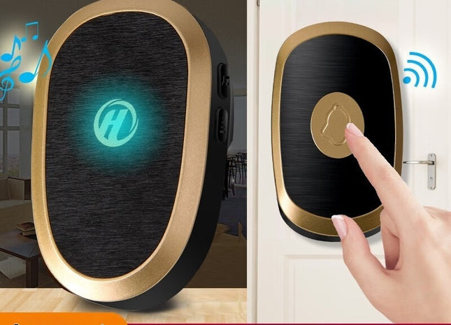 Doorbell Wireless Home Electronic Ultra Distance Unlimited Villa Waterproof Remote Control - Gograbsum