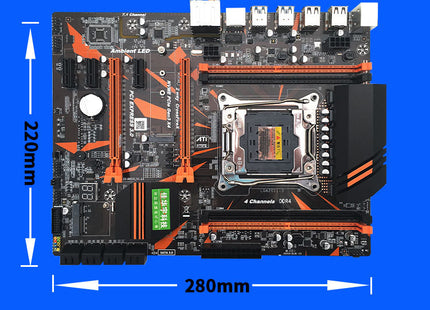 X99 computer motherboard lga2011-3 pin CPU four channel DDR4 memory