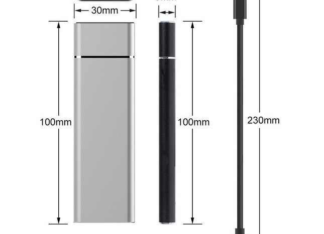 M.2 NGFF To USB3.1 SSD Solid Aluminum Alloy Mobile Hard Disk Enclosure
