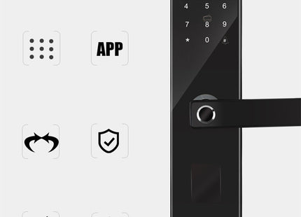 Unlock Fingerprint Lock, Smart Door Lock, Semi-automatic Fingerprint Lock, - Gograbsum