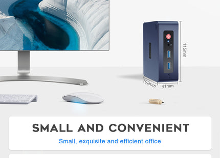 Beelink MINI S N5095 MINI-host 4K Office Game Theater Portable MiniPC Desktop Computer