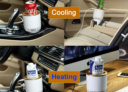 Car Heater & Cooler Cup Holder Cup Drink Holder Portable Water Heater Mug