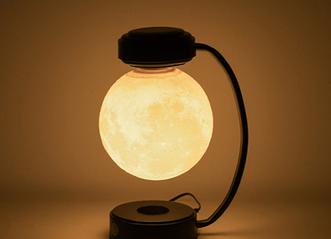 3D LED Moon Night Light Wireless Magnetic Levitating Rotating Floating Ball Lamp For School Office Bookshop Home Decoration - Gograbsum