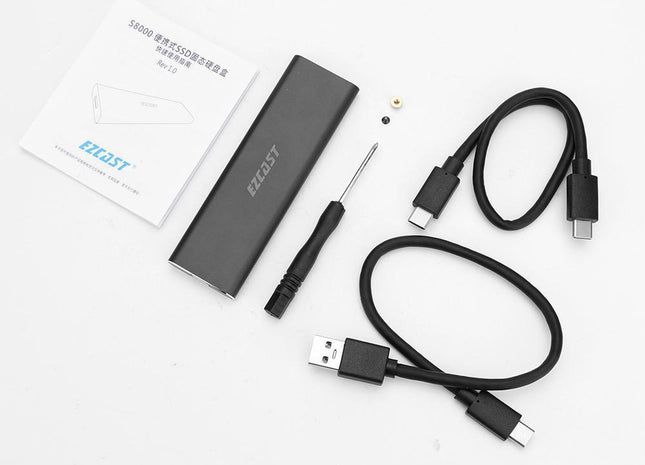 M.2 NVME Mobile Hard Disk Box Speed PCIe To USB3.1 GEN2 Solid State SSD