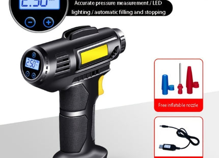 Car Tire Inflator Wireless Intelligent Digital Display Portable Handheld Car Inflator Bicycle