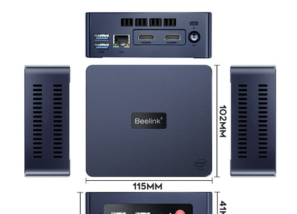 Beelink MINI S N5095 MINI-host 4K Office Game Theater Portable MiniPC Desktop Computer