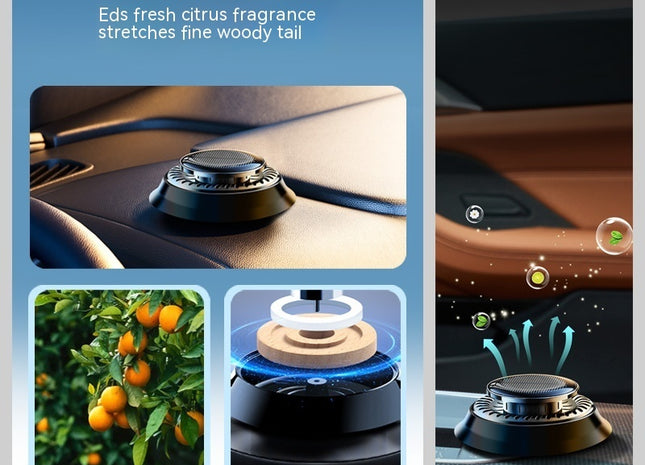 Electromagnetic De-icing Device Solar Vehicle Aromatherapy Decoration - Gograbsum