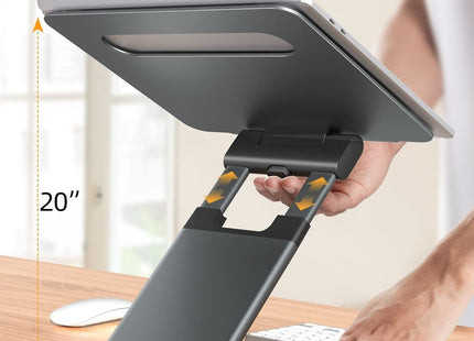 Notebook Bracket Laptop Bracket Aluminum Alloy Desktop Adjustable Base 360-degree Rotation