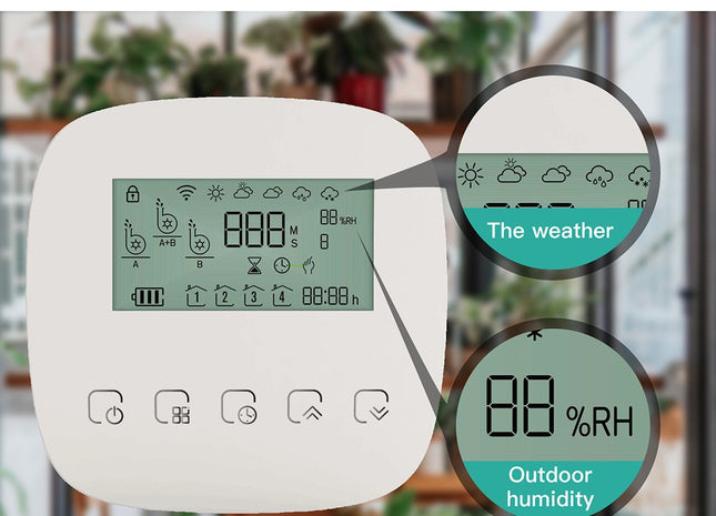 Graffiti Smart Home Rechargeable Sprinkler Timer