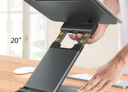 Notebook Bracket Laptop Bracket Aluminum Alloy Desktop Adjustable Base 360-degree Rotation