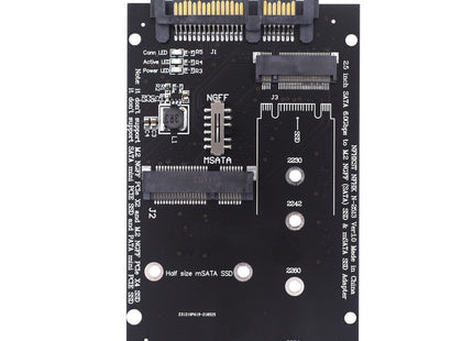 SATA3 To M2 NGFF MSATA SSD Conversion Card Adapter Card Switchboard