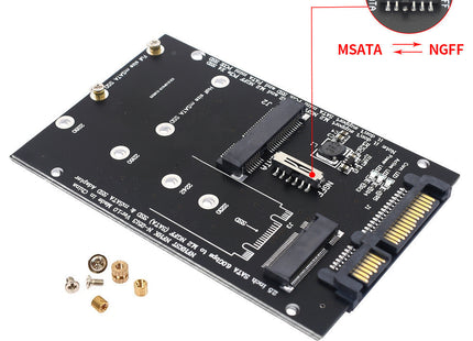 SATA3 To M2 NGFF MSATA SSD Conversion Card Adapter Card Switchboard