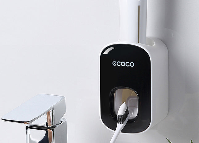 Wall Mounted Automatic Toothpaste Holder Bathroom Accessories Set Dispenser - Gograbsum