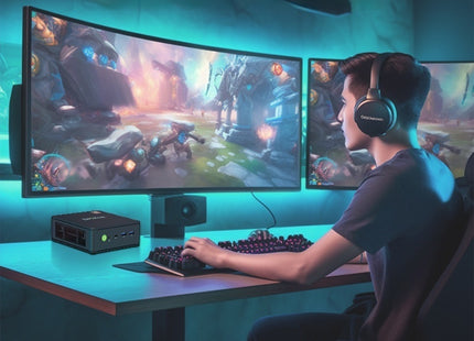 M5plus Mini-host AMD 5825U High Performance PC Computer Desktop