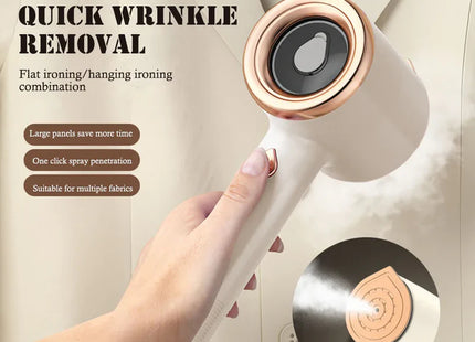 Mini Portable Handheld Garment Steamer Fabric Steam Iron For Clothes Travel Home Appliances Vertical US Plug Ironing Machine - Gograbsum