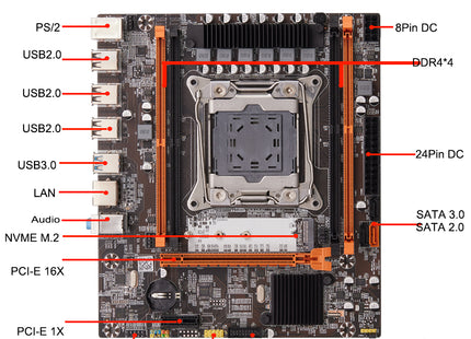 X99 Computer Motherboard DDR4 Server